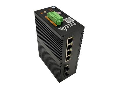 wsCom1005G系列二光四電管理型工業(yè)級光纖收發(fā)器